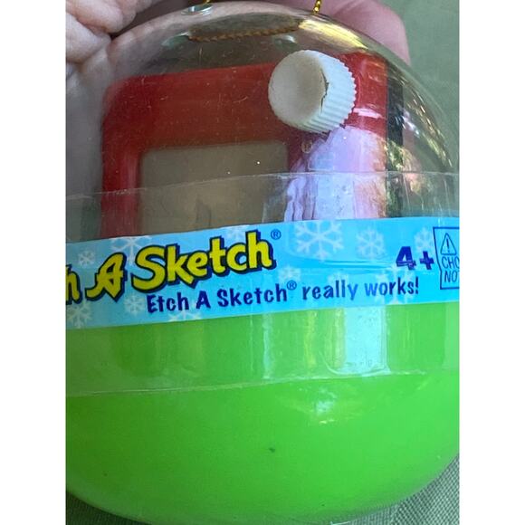 VTG Mini Etch A Sketch Holiday Ornament Unopened 2005 Ohio Art Co. NIP - Picture 8 of 11